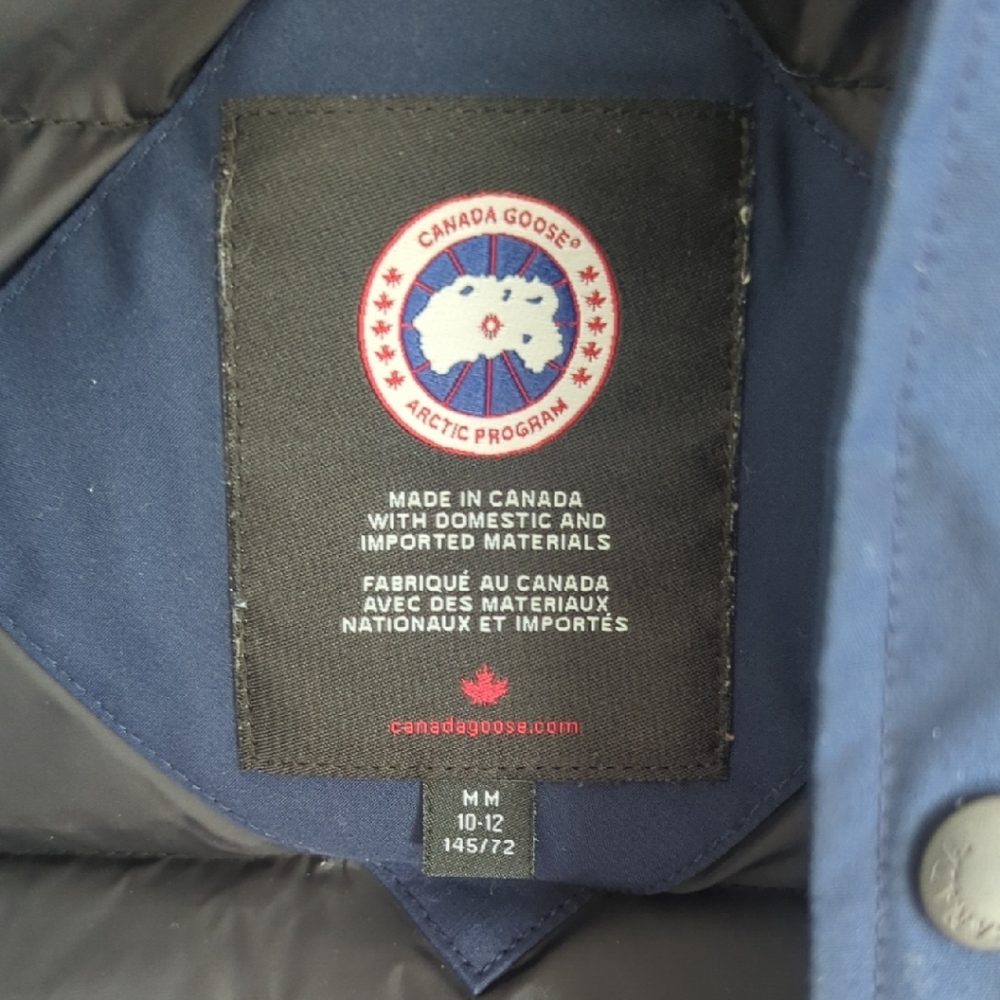 Canada Goose Kid's Navy Puffer Jacket